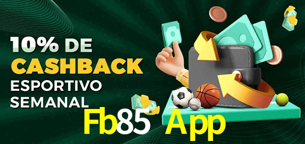 10% de bônus de cashback na Fb85 App